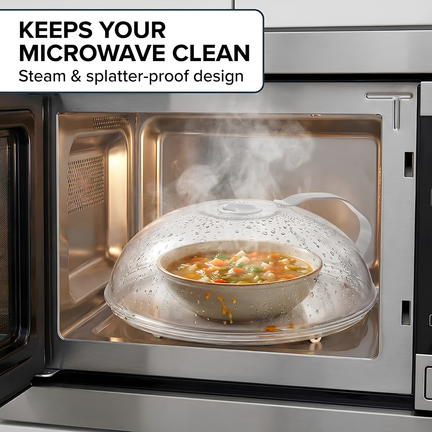 ClearGuard Microwave Splatter Cover
