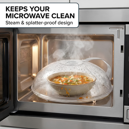 ClearGuard Microwave Splatter Cover
