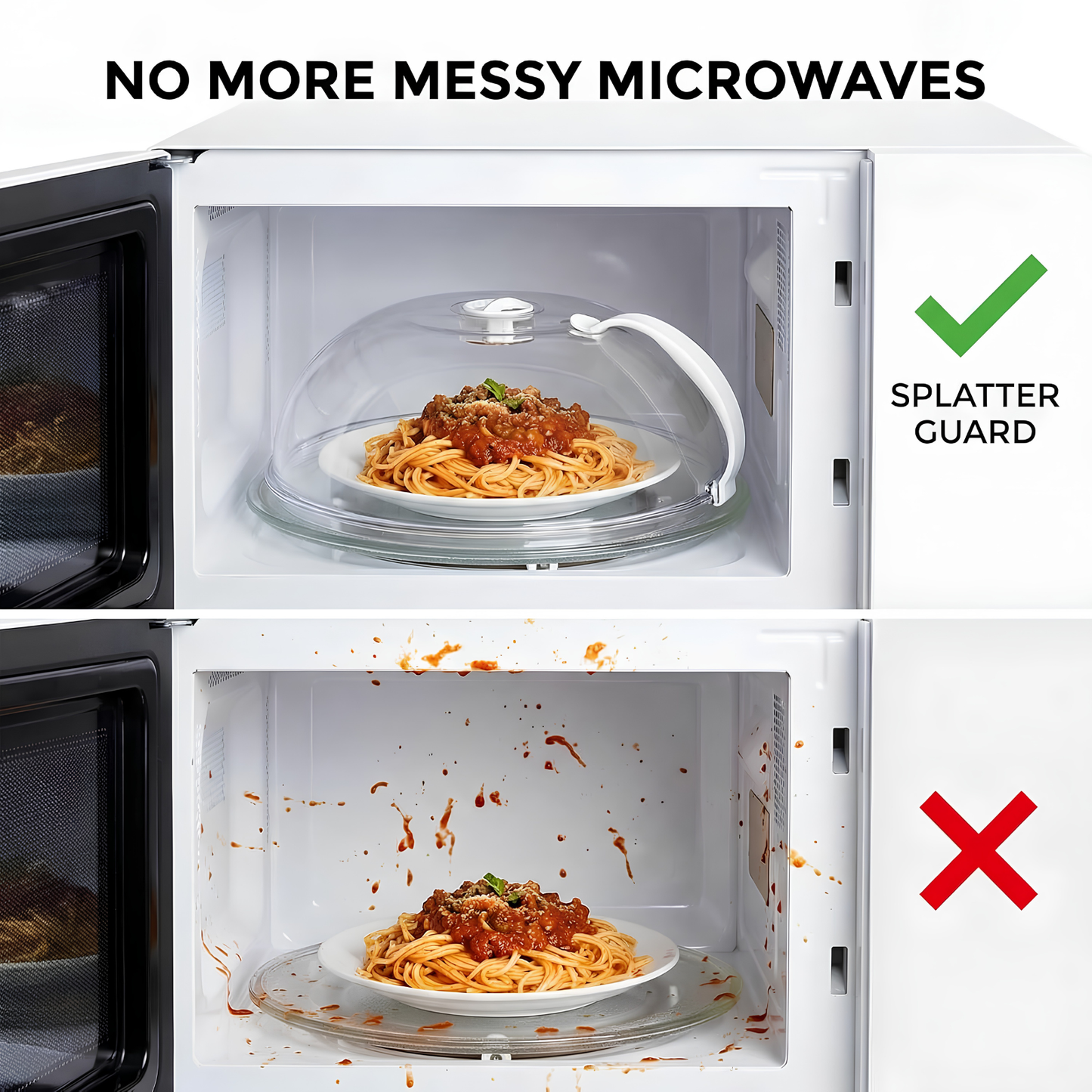 ClearGuard Microwave Splatter Cover