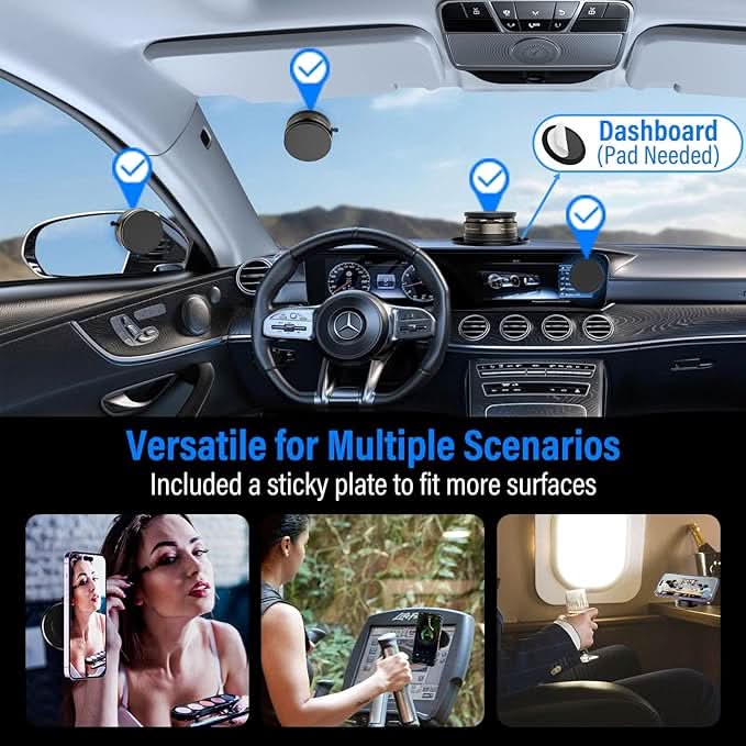 Dealz Dive Online Store MagMount PRO Car Phone Mount Magnetic Black