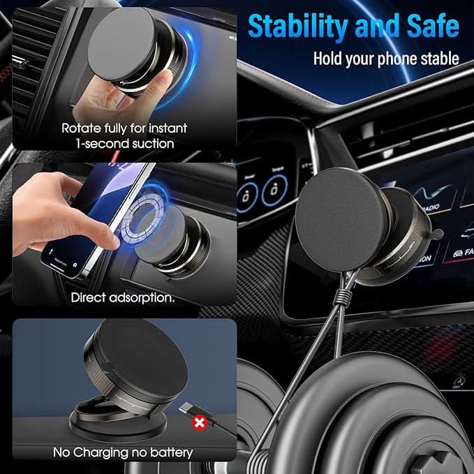 Dealz Dive Online Store MagMount PRO Car Phone Mount Magnetic Black