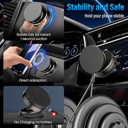 Dealz Dive Online Store MagMount PRO Car Phone Mount Magnetic Black