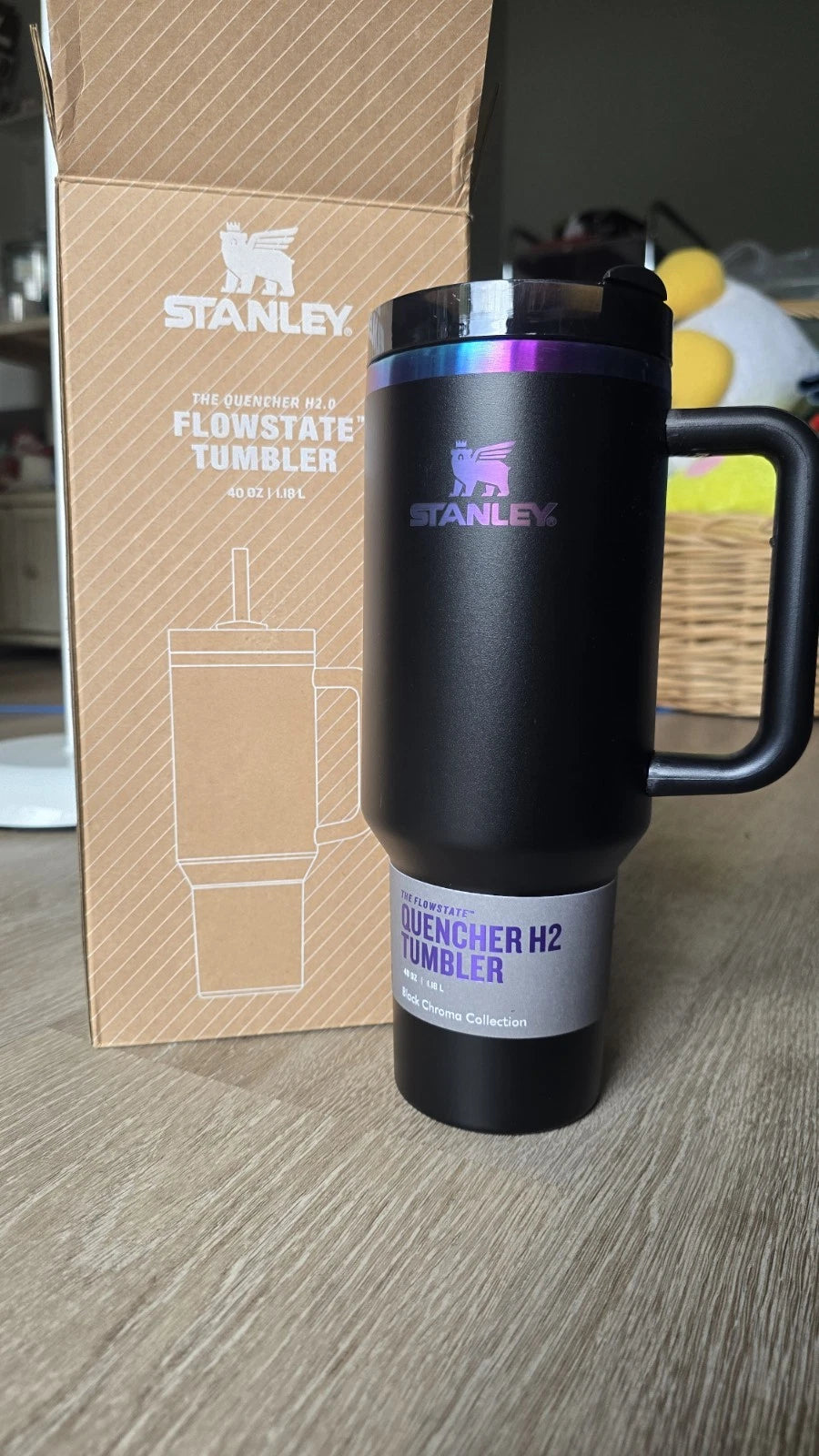 STANLEY The Black Chroma Quencher H2.0 FlowState™ Tumbler | 40 OZ
